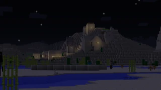 Село на схилі пагорба в пустелі