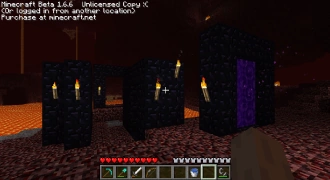 Кілька поруч стоять порталів в Нижньому світі.