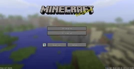 14w02b (Java Edition) меню