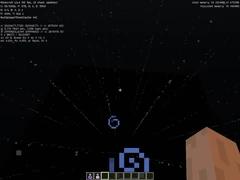 Частички в порожнечі під водою