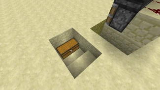 Поруч з фермою встановіть скриню, куди буде складатися вирощений тростник.