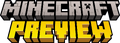 Minecraft Preview的徽标