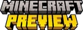 Minecraft Preview的徽標