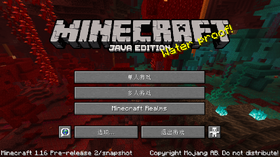 Java Edition 1.16-pre2 Simplified