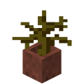 /setblock ~ ~ ~ minecraft:flower_pot 11 destroy {Item:31,Data:0}