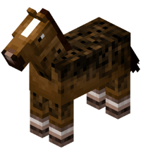 Creamy Horse with Black Dots