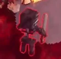 A wither skeleton in the Nether DLC.