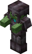 Zombie in netherite armor