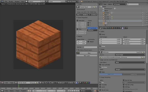 Blockrender Blender7