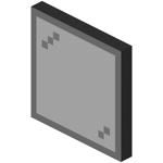 Black Stained Glass Pane