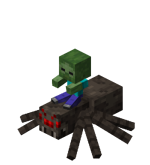 Baby Zombie Riding Spider