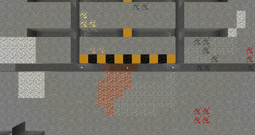 Branch mine with poke holes spacing