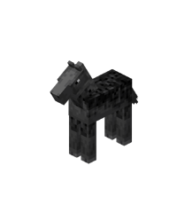 Baby Gray Horse with Black Dots