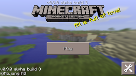 Pocket Edition 0.9.0 build 3