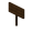 Dark Oak Standing Sign