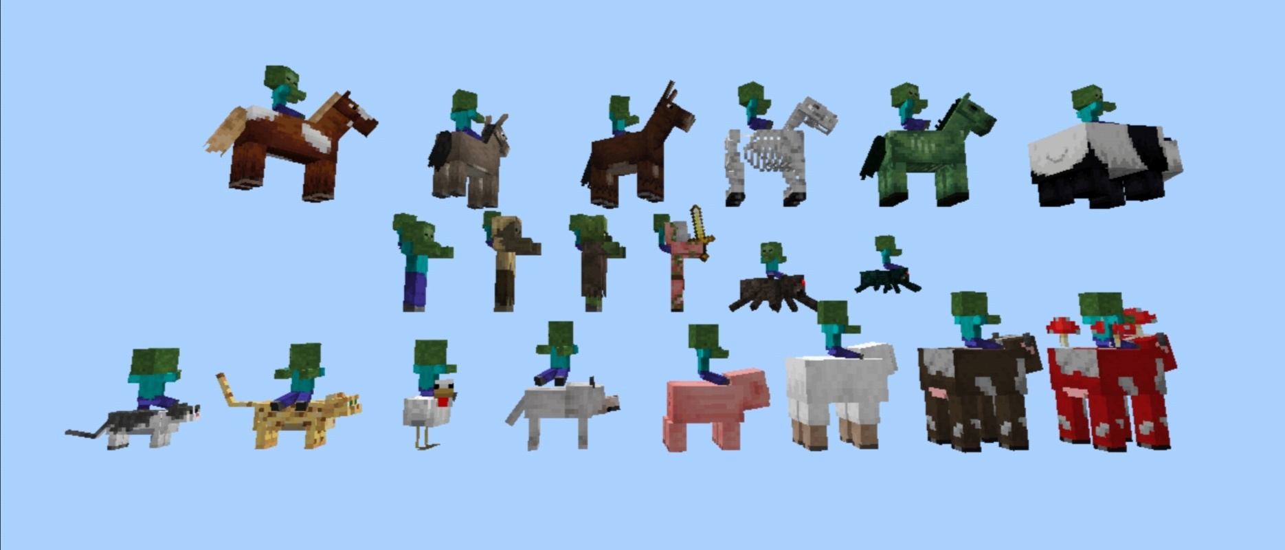 僵尸 Minecraft Wiki 最详细的官方我的世界百科 僵尸 Minecraft Wiki 最详细的官方我的世界百科