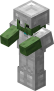 Zombie in iron armor