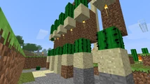 2-level automatic cactus farm. The top blocks could be lowered to make the upper cacti be only one block high.