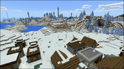 Preset ice spikes village