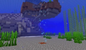 Particle current down