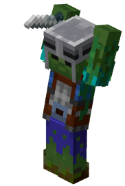 Armored Jungle Zombie Attacking