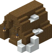 Snowy Tundra Village Small House 3