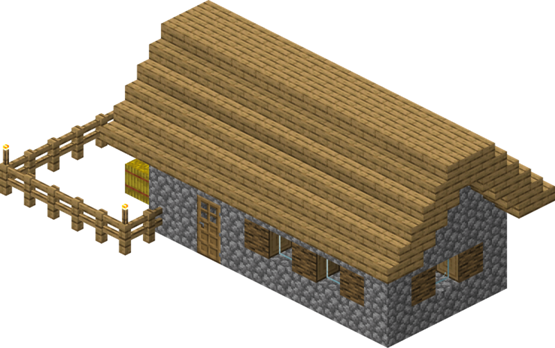 村莊 結構 圖示 平原馬廄1 Minecraft Wiki 最詳細的minecraft百科