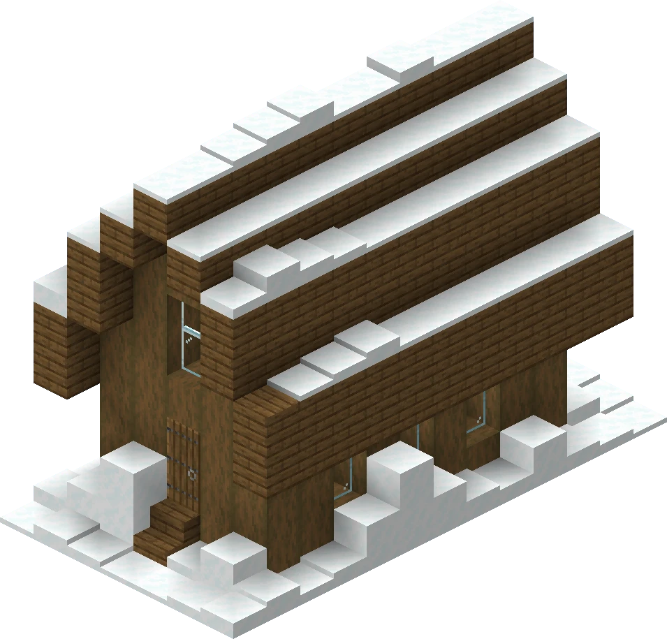 村庄 1 14的结构 图示 雪原图书馆 Minecraft Wiki 最详细的官方我的世界百科