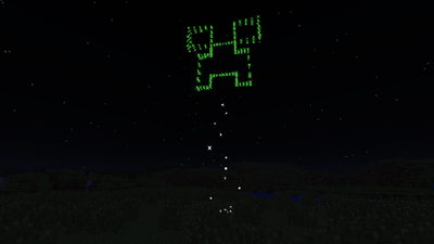 Creeper firework