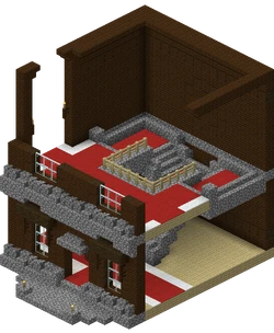 Woodland mansion entrance 2