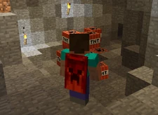 首个赠送给MINECON 2011参与者的披风截图