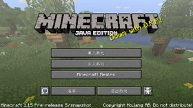 Java Edition 1.15-pre5