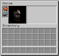 在 13w21a 中，允许拆卸鞍的马的实际界面，但是仅对马、驴或骡有效。