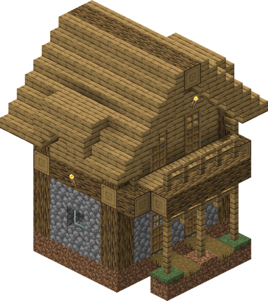 村庄 1 14的结构 图示 平原图书馆2 Minecraft Wiki 最详细的官方我的世界百科