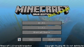 Java Edition 1.13-pre10