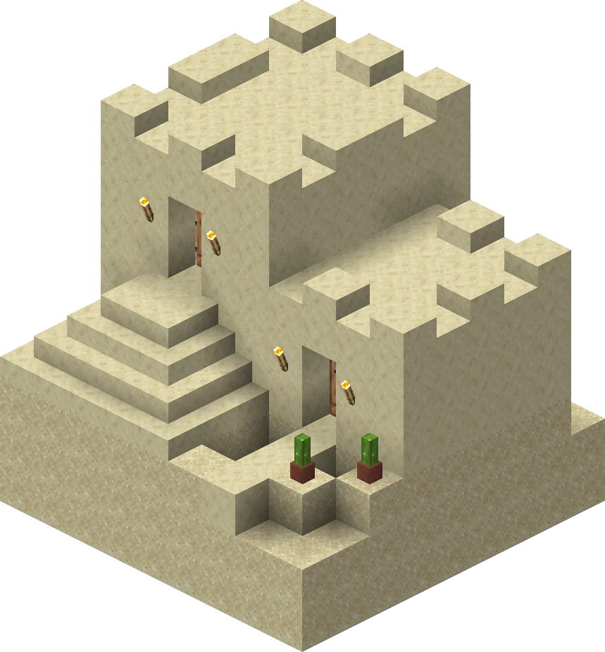 村莊 結構 圖示 沙漠工具匠房屋 Minecraft Wiki