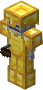 Skeleton in golden armor