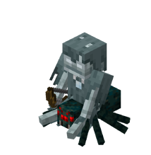 Stray cave spider jockey