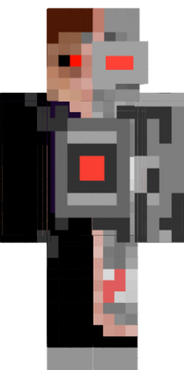 Terminator Steve Minecraft Skin