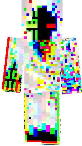 glitch herobrine Minecraft Skin