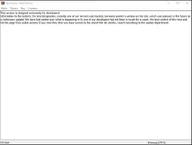 Message from the developer.