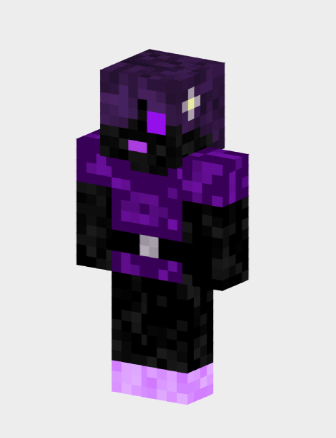 Purple Enderman, Minecraft Skin