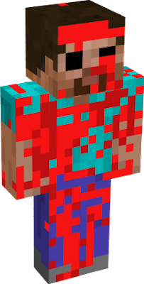 Steve with Lucky Block Minecraft Skin