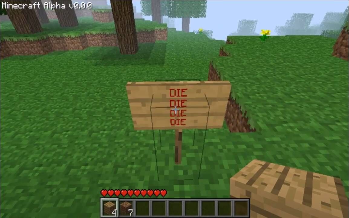 Minecraft Alpha 0.0.0, Minecraft CreepyPasta Wiki