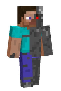 robotic steve  Minecraft Skin