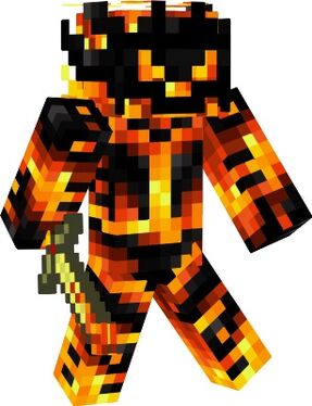 fire herobrine nova skin