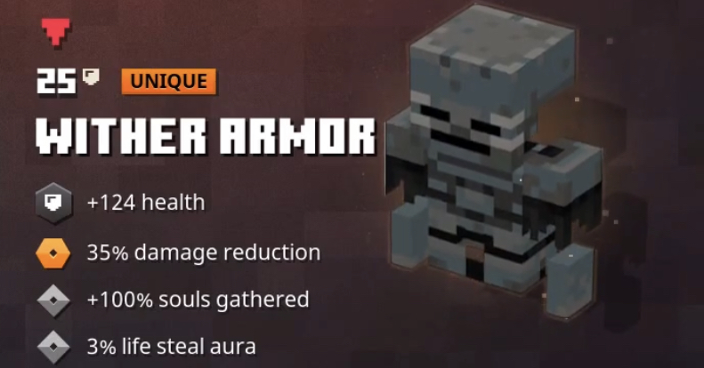 Wither Armor | Minecraft: Dungeons Wiki | Fandom