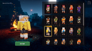 Skins Screen