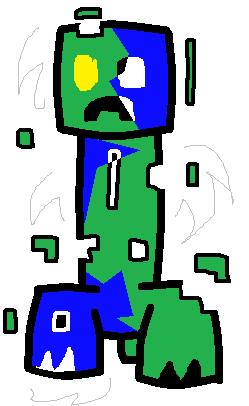 creeper na vida real - Desenho de hiuhgdywg - Gartic