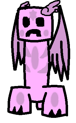 Pink creeper  Minecraft Skin